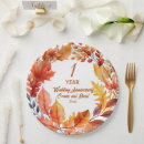 Search for 1st anniversary paper plates Vow renewal