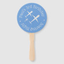 Search for birthday hand fans Blue