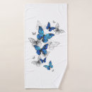 Search for butterfly bath towels Blue