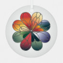 Search for stained glass christmas tree decorations Colourful