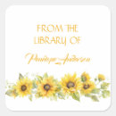 Search for yellow bookplates Sunflower
