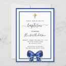 Search for royal blue christening invitations White