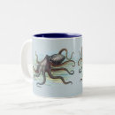 Search for vintage drawing mugs Octopus