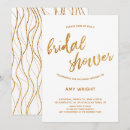 Search for white and gold bridal shower invitations Bride