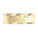 Search for gold foil wedding return address labels Stylish