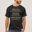 Search for algorithm tshirts Data scientist