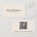 Search for consultant business cards Qr code