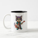 Search for cat with guitar mugs Cool