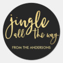 Search for jingle all the way stickers Gold