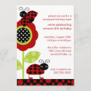 Search for lady bug birthday invitations Butterfly