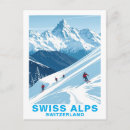 Search for vintage sport postcards Switzerland