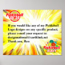 Search for pickleball posters Design