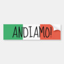 Search for italian flag bumper stickers Red