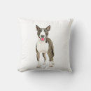 Search for bull terrier cushions Watercolor