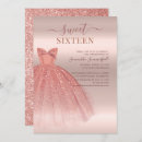 Search for modern sweet 16 invitations princess