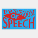 Search for speech stickers Freedom of speech