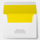 Search for yellow envelopes Return address