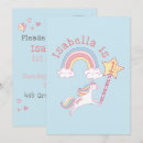 Search for colourful birthday invitations Unicorn