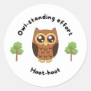Search for white owls stickers For kids