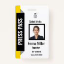Search for press pass id badges Modern