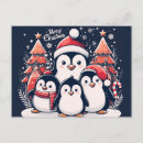 Search for penguin design postcards Xmas