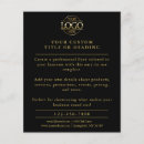 Search for black and gold flyers Beauty salon