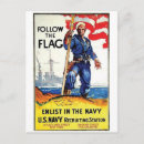 Search for recruiting poster postcards Navy
