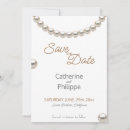 Search for pearl save the dates White