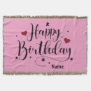 Search for happy birthday blankets Heart