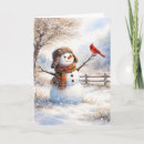 Search for cardinal bird christmas cards Snowflakes