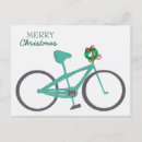 Search for cycling christmas cards Retro
