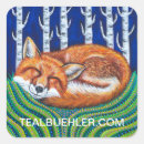 Search for sleeping fox stickers Animal