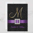 Search for black gold damask wedding invitations Classic