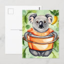 Search for cute koala postcards Watercolor