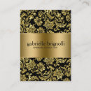 Search for damask chubby business cards Black