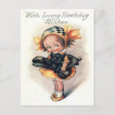 Search for vintage little girl birthday cards Cute