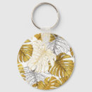 Search for gold leaves key rings Tropical