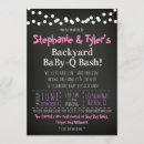 Search for babyq baby girl shower invitations Chalkboard