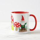 Search for mushroom gnome mugs Cute