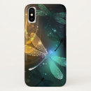 Search for green dragonfly iphone cases Black
