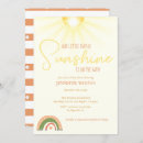 Search for you are my sunshine baby shower invitations Pink