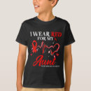 Search for heart disease awareness tshirts I wear red