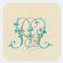 Search for brown and blue stickers Initials