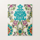 Search for floral puzzles Damask