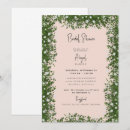 Search for babys breath bridal shower invitations Greenery