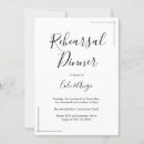 Search for minimalist rehearsal dinner invitations White