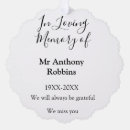 Search for in loving memory christmas tree decorations Funeral keepsake