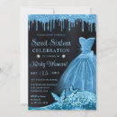 Search for sky blue sweet 16 invitations Birthday party