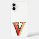 Search for letter v iphone cases Gold