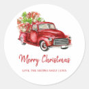 Search for rustic vintage stickers Red truck